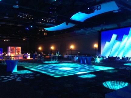 LED Dance Floor Corporate Party
