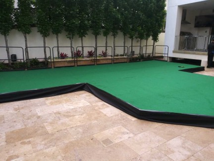 Artificial Grass Pool Cover
