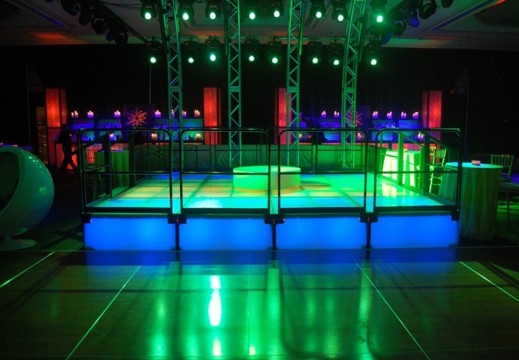 Elevated LED Dance Stage