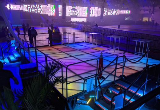 LED Dance Floor for VIP seating