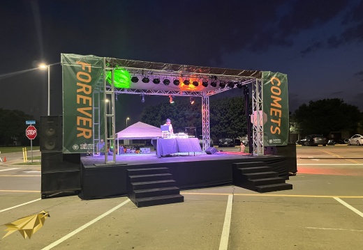 shade roof for college graduation party