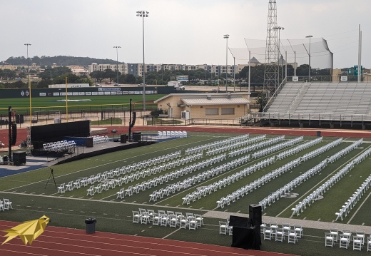 Commencement Stage with Seating and Zone Audio