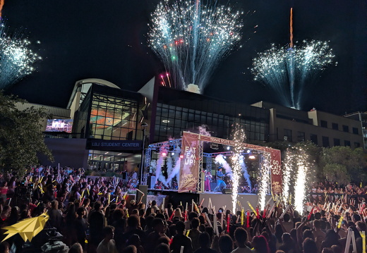 Texas State University Kickoff with Fireworks